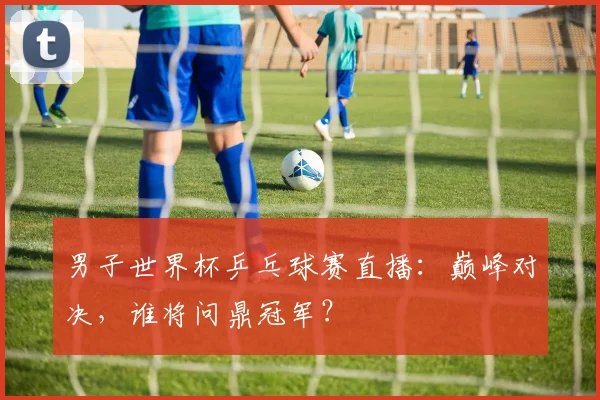 男子世界杯乒乓球赛直播:巅峰对决,谁将问鼎冠军?